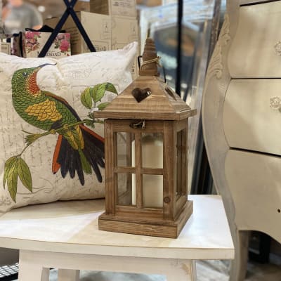 Porta Vela Techo Corazón Madera