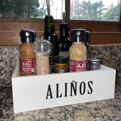 Caja Aliños blanca
