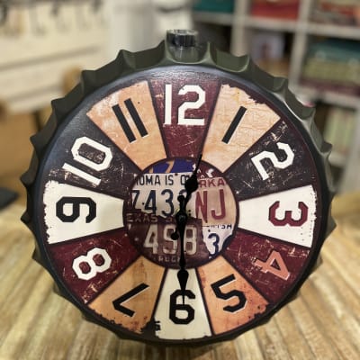 Reloj Mural Tapa Botella
