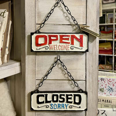 Letrero Open Closed