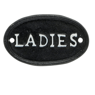 Letrero ladies