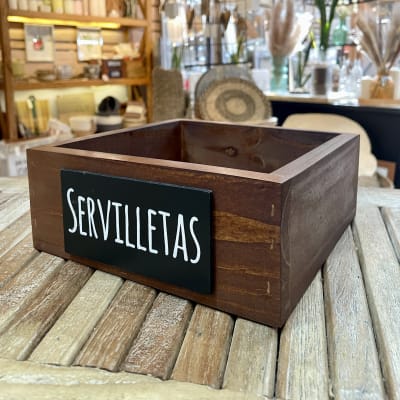 Servilletero Madera
