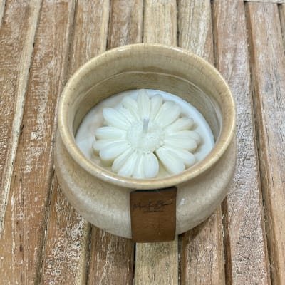 Vela Soya Grés Margarita 10cm