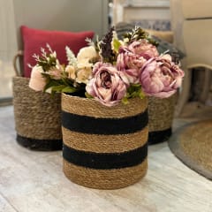 Canasto Yute con Negro 0