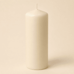 Vela Cilíndrica Blanca 7 x 19 0