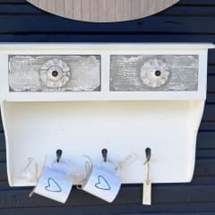 Repisa 2 cajones 3 ganchos 2