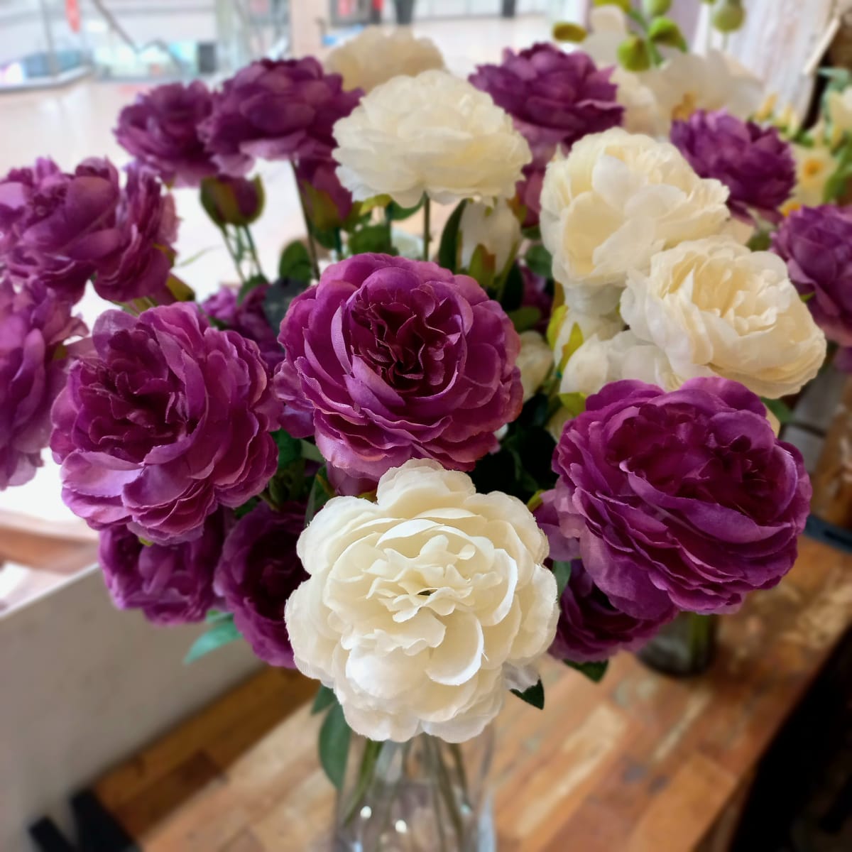 Flor Rosa y botón1