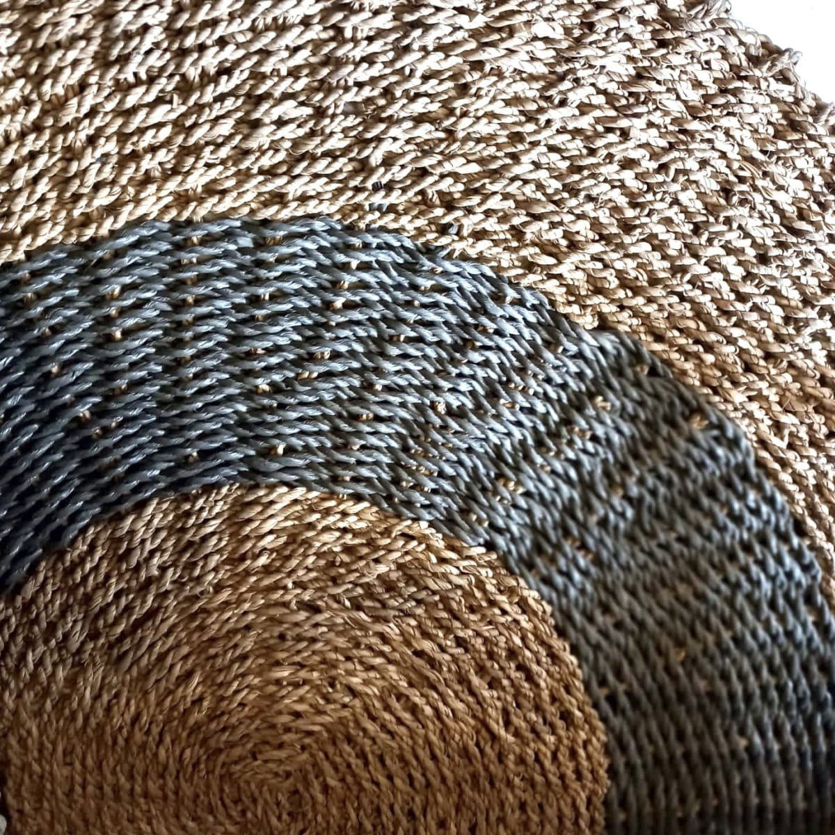 Alfombra Ratan 100cm Tienda Con Alma Deco