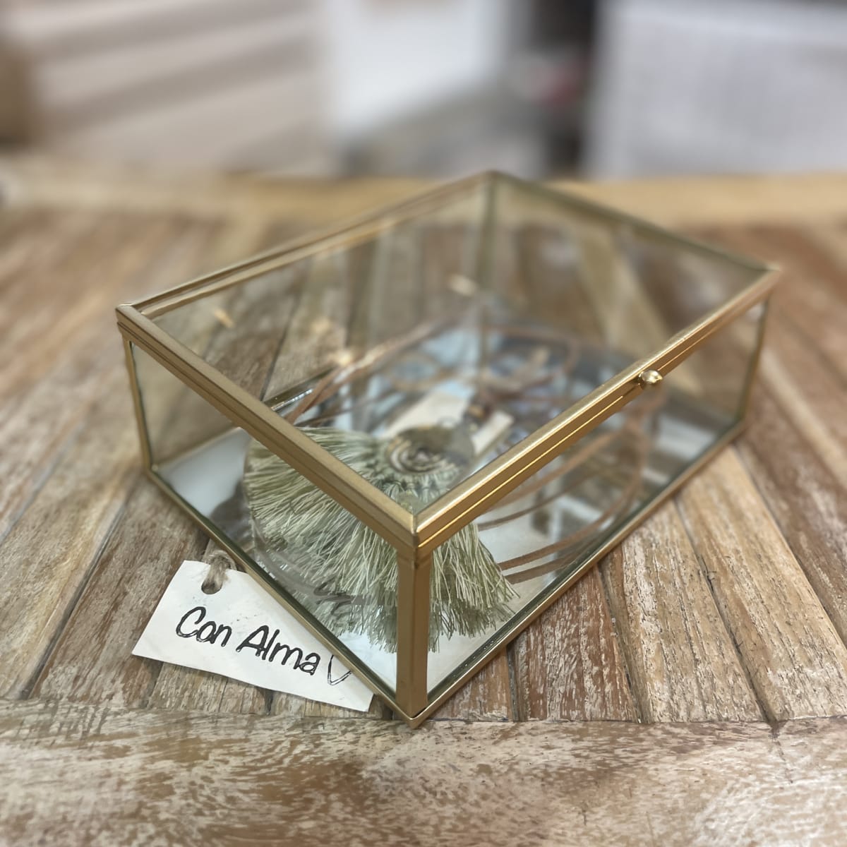 Caja Vidrio Dorada1