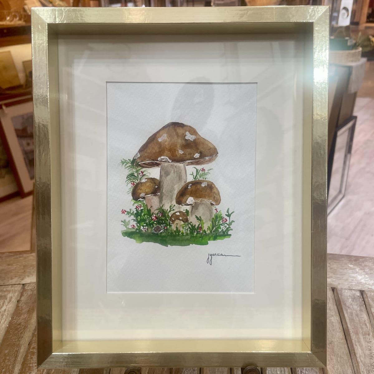 Cuadro Original Marco Dorado2