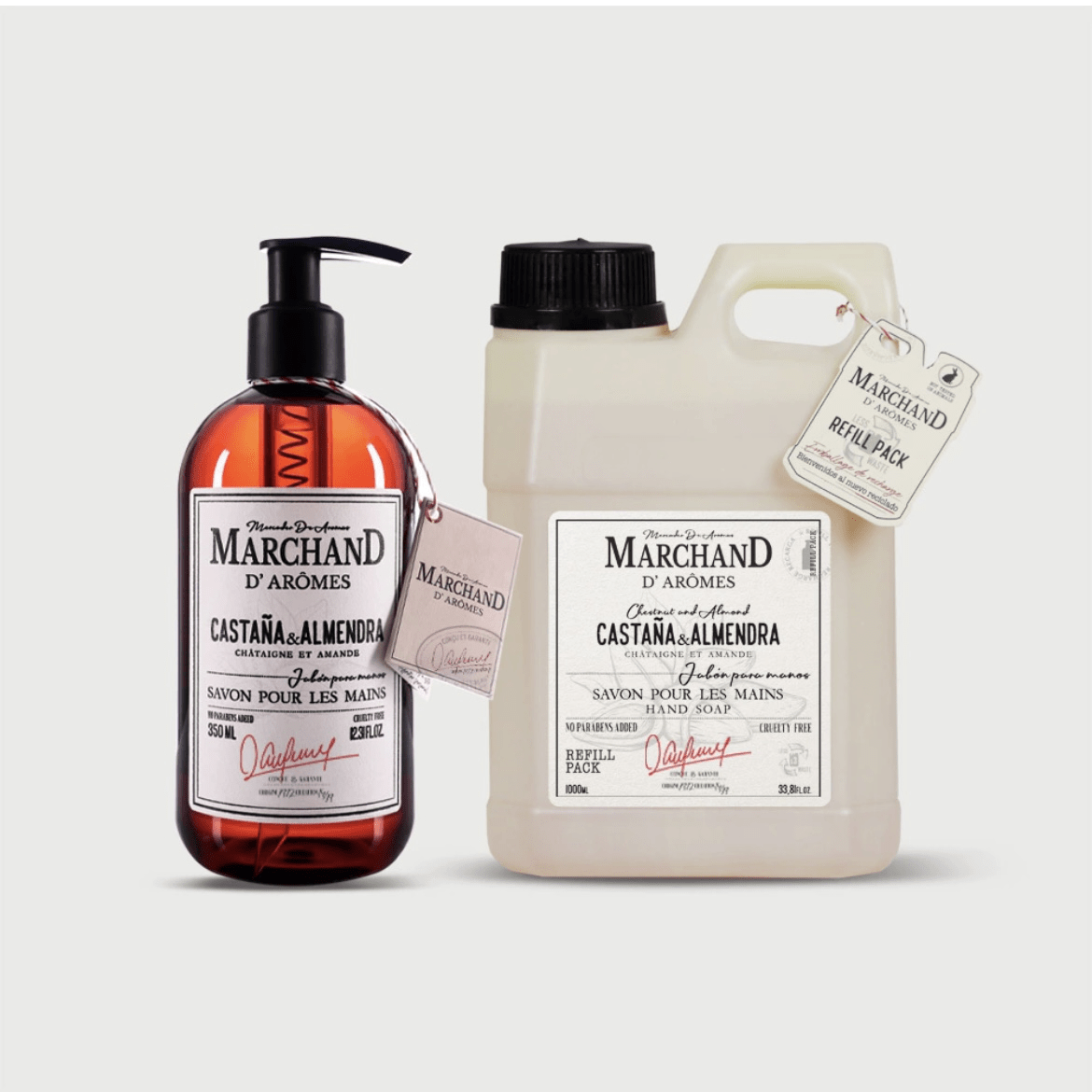 Refill Jabón Líquido Castaña & Almendra 1L1