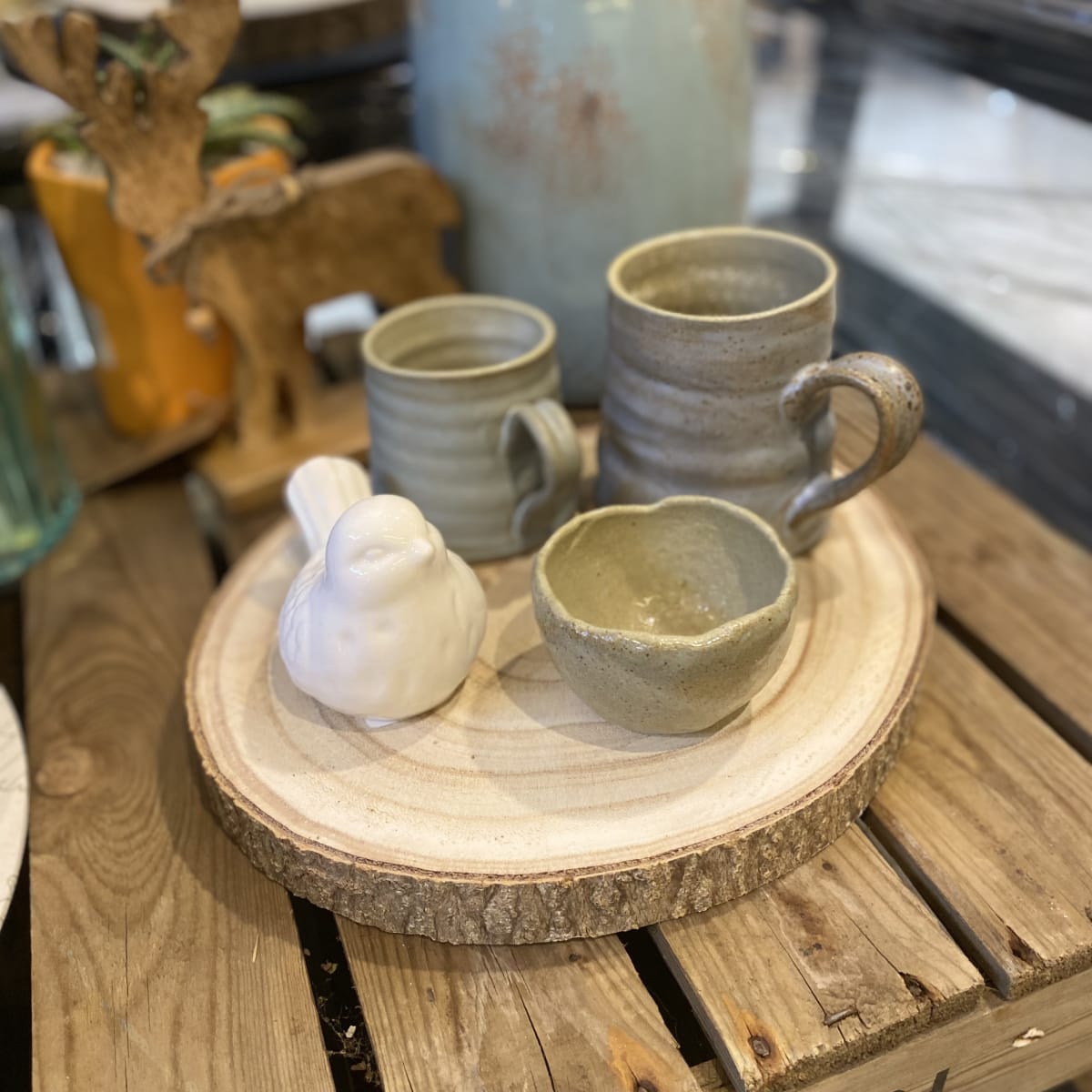 Base de madera Pawlonia 26x31