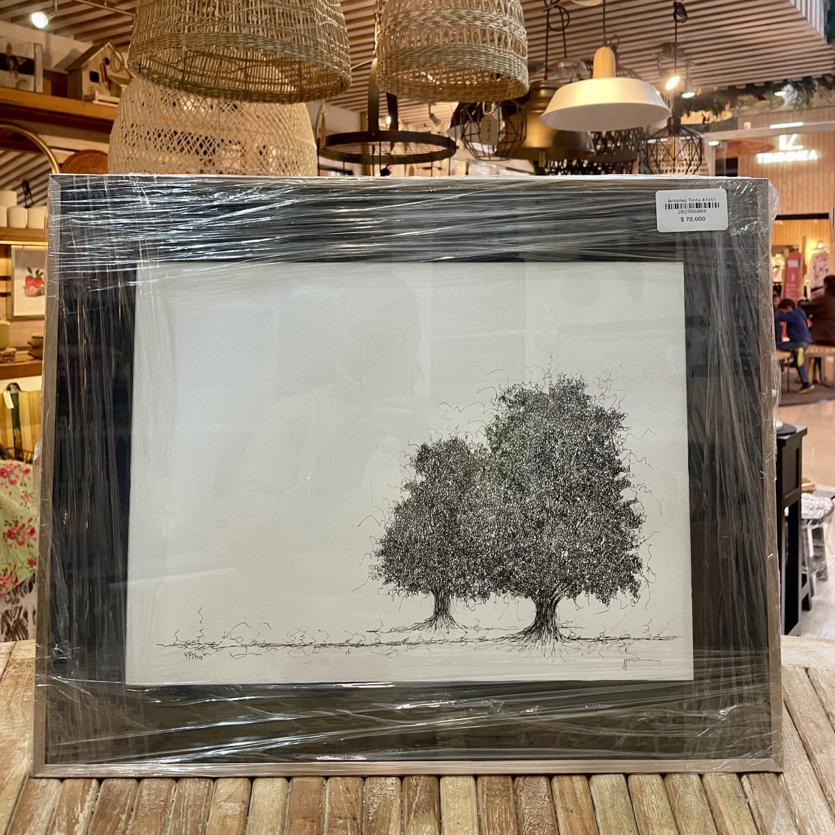 Cuadro Arboles Tinta2