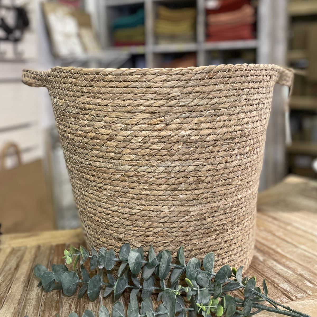 Canasto Junco tejido Nórdico1