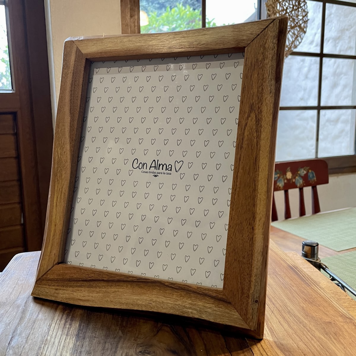 Porta retrato Madera vetada 27x311