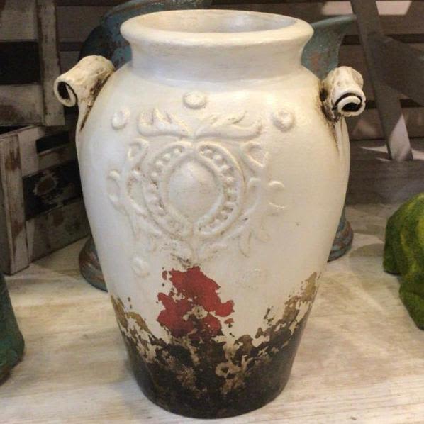 Jarrón Escudo Arcilla1