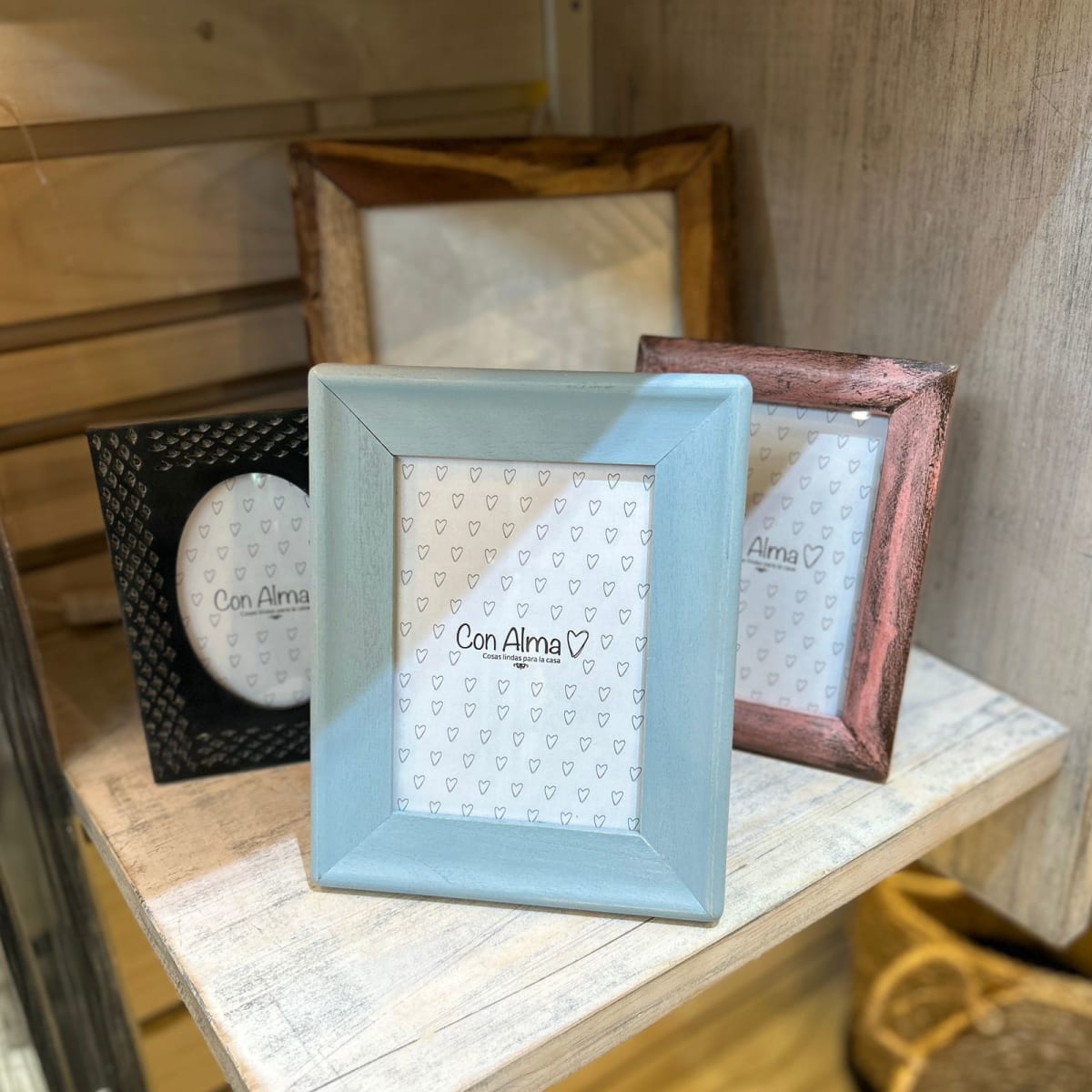 Porta retrato Expression Celeste 13x181