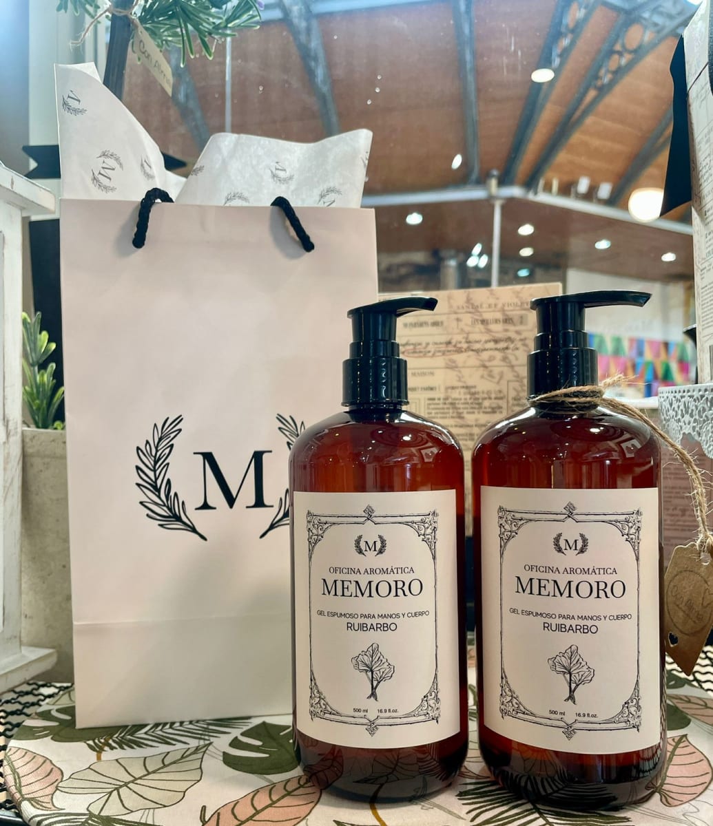 Jabón líquido Memoro Ruibarbo1