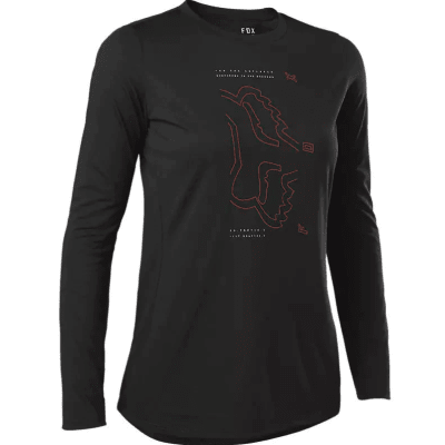 Tricota Fox Ranger DR Manga Larga Negro Mujer