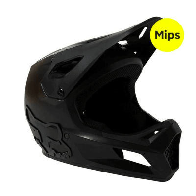 CASCO FOX RAMPAGE NEGRO - NIÑO