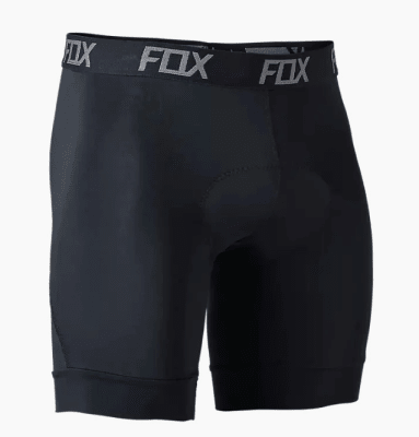 LYCRA FOX TECBASE LITE LINER SHORT NEGRO