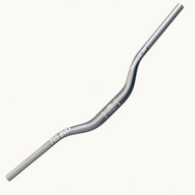 Manubrio 715IND 35mm Platino/White Anonizado