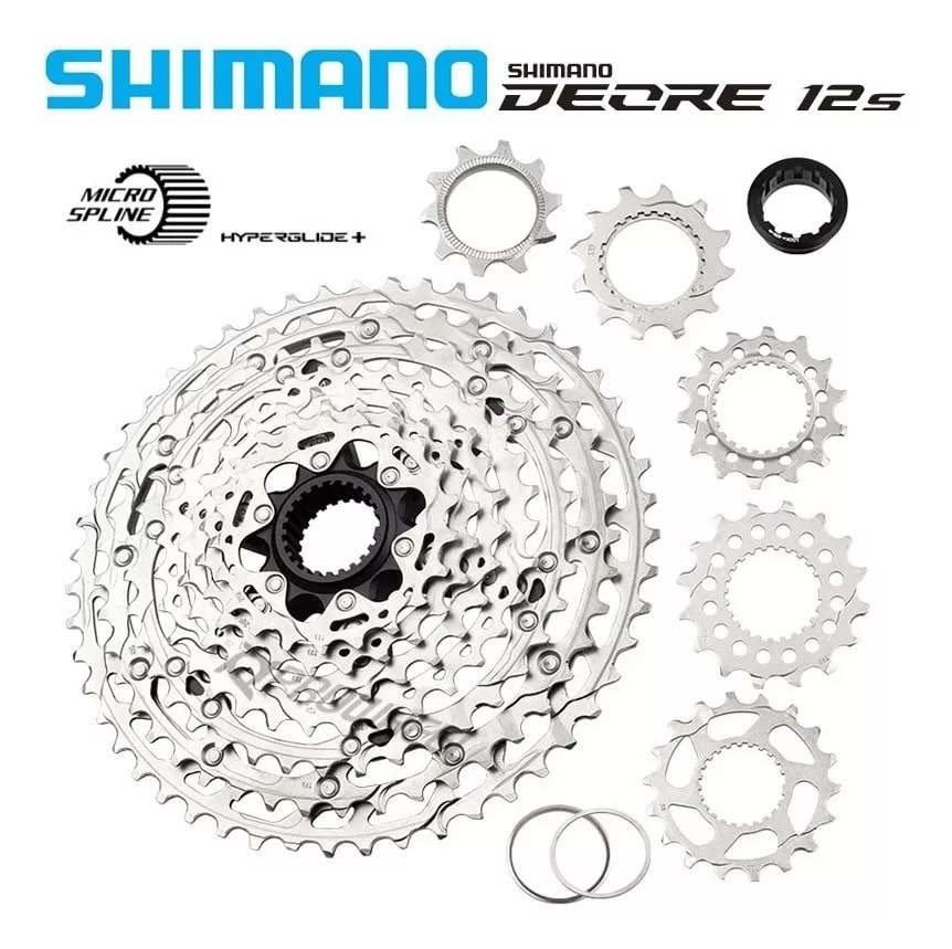 PIÑON SHIMANO DEORE 12V 10-51T CS-M6100  MICRO SPLINE4