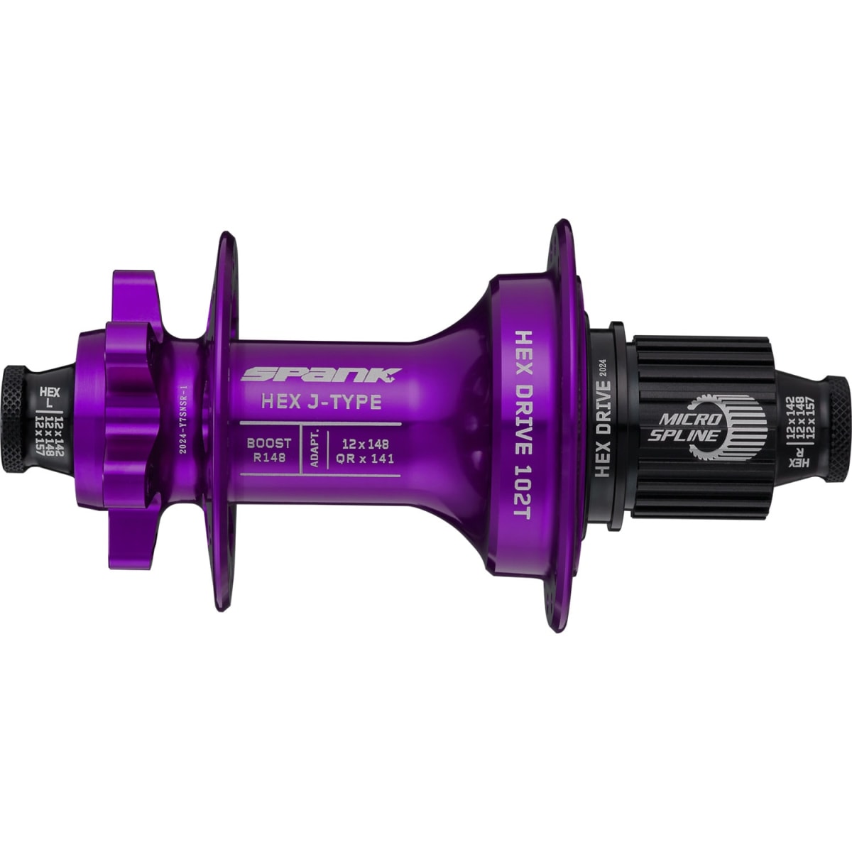 MAZA SPANK HEX J-TYPE BOOST 12x148 32H MORADO1