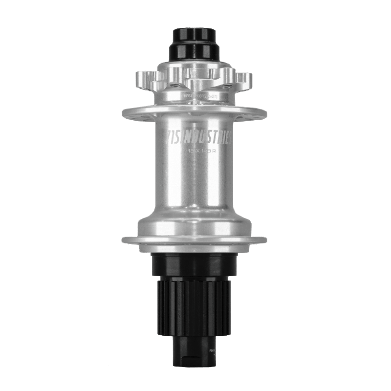 Maza Trasera 715IND 12x148mm 32H Plata1