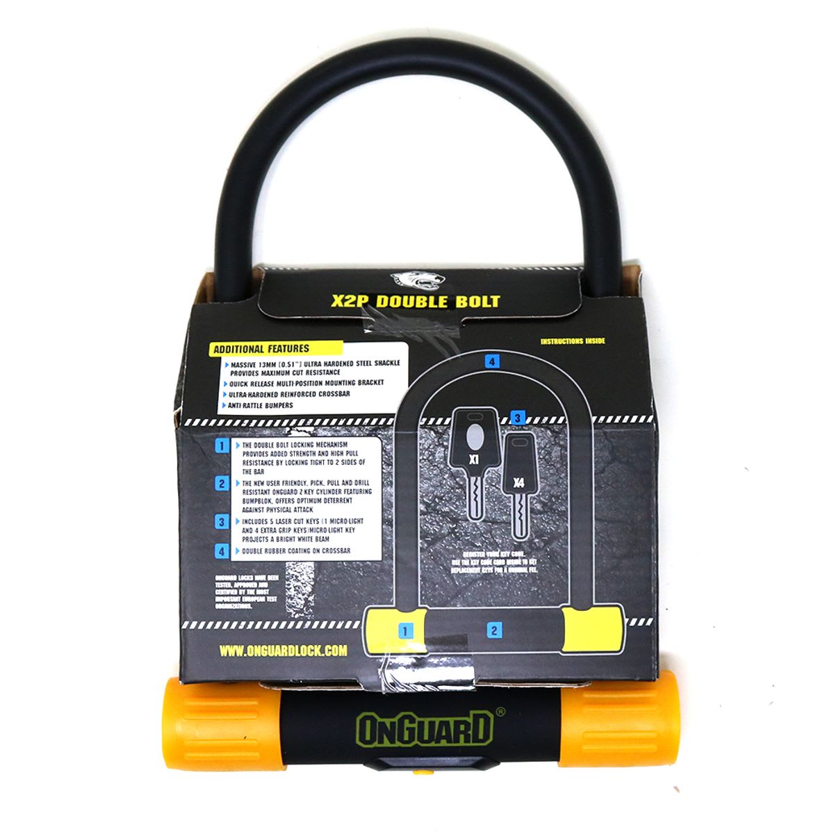 CANDADO ON-GUARD BULLDOG ATB 127MM X 230MM3