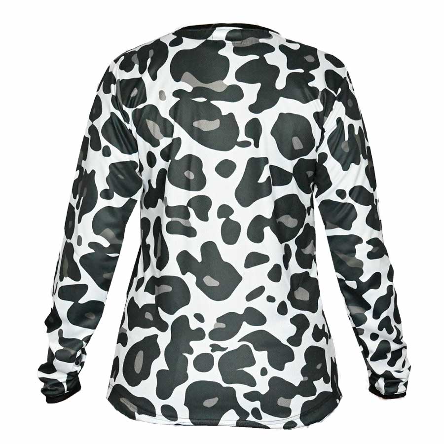 Tricota Chilling Print Blanco/Negro Mujer1