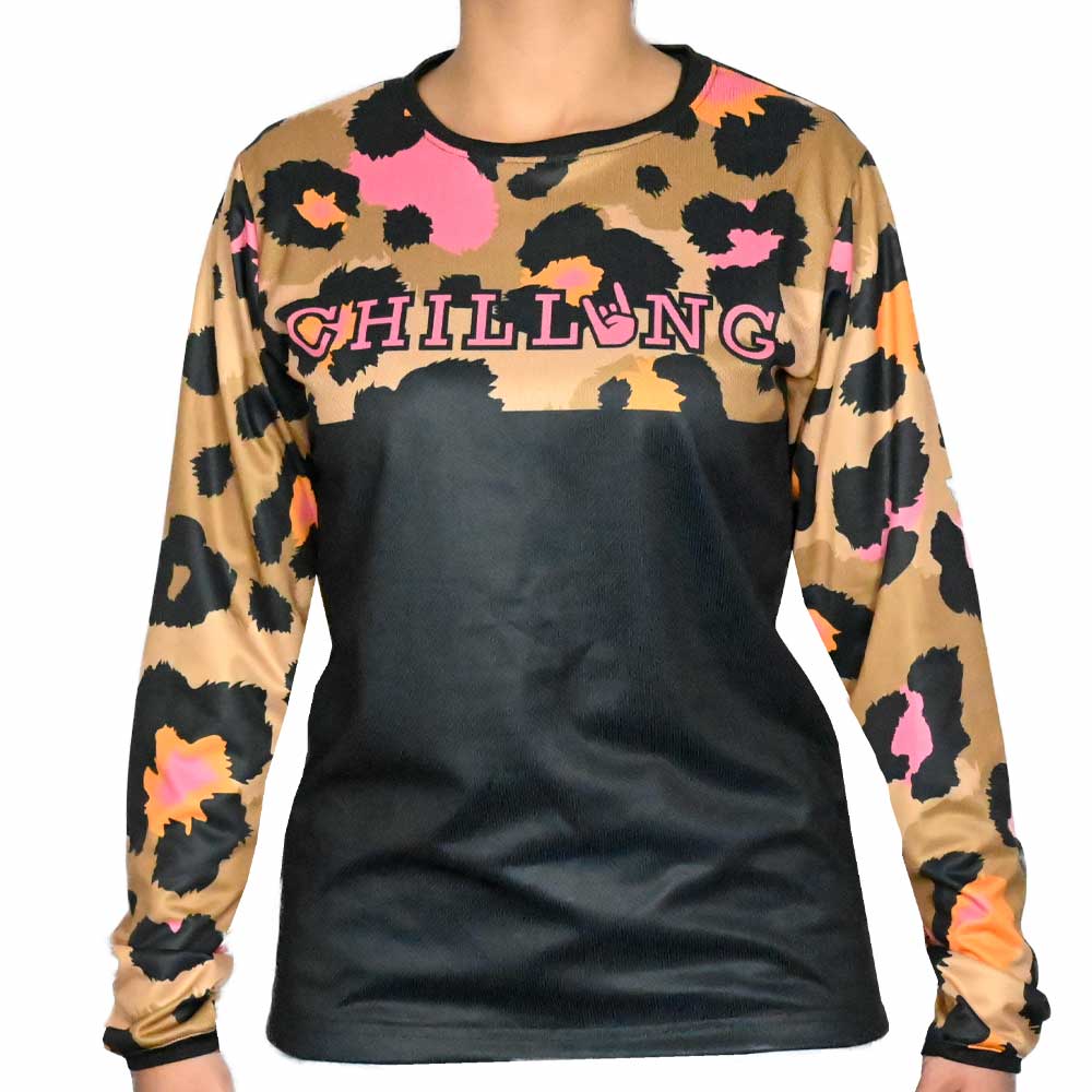 Tricota Chilling Print Cafe Mujer2