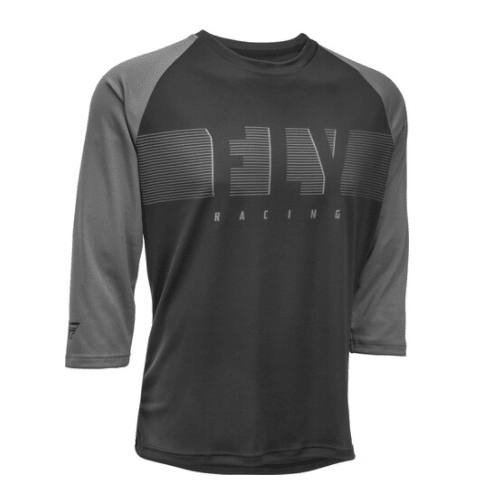 Tricota Fly Racing Ripa 3/4 Sleeve Black/Charcoal Hombre2
