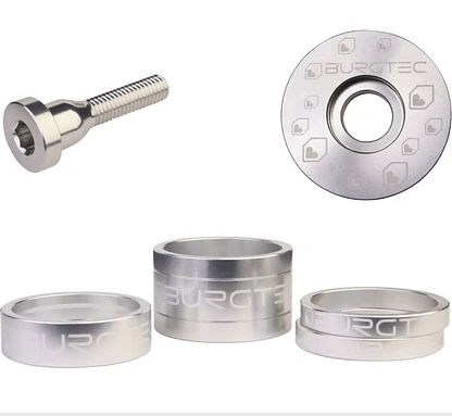 Kit Burgtec Tapa+Perno+Espaciadores Rhodium Silver1