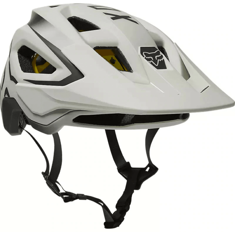 Casco Speedframe Vnish Blanco/verde Mips5