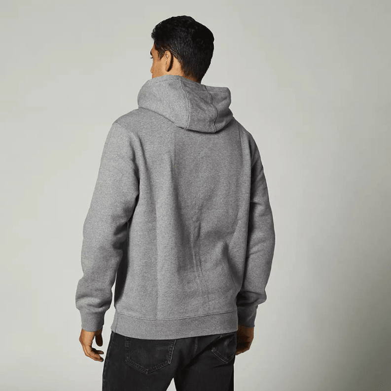 Poleron Fox Lifestyle Canguro Off Tilter Gris2