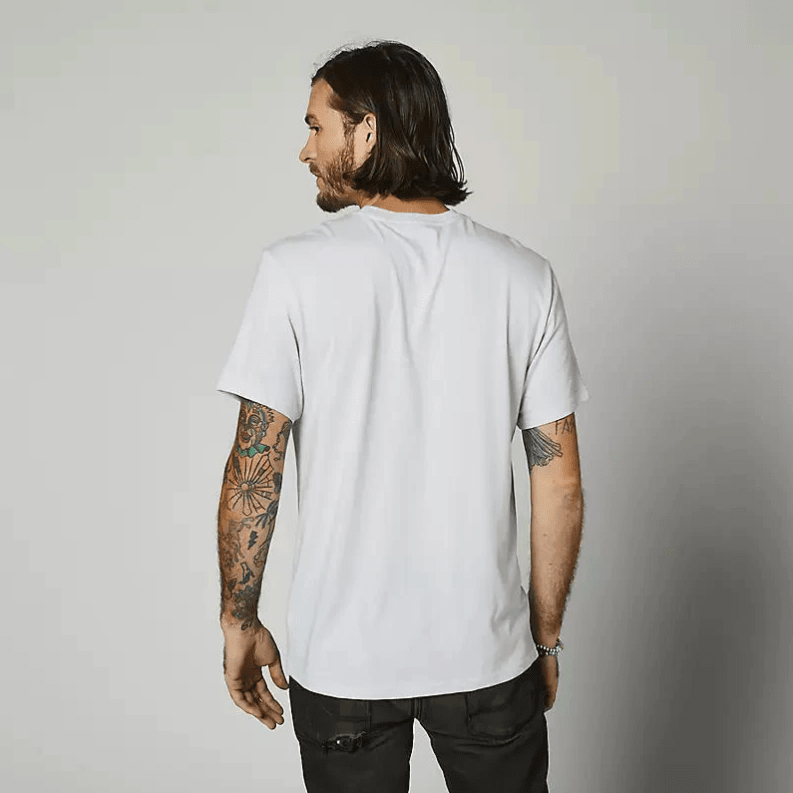 Polera Fox Lifestyle Manga Corta Parallax SS Gris Hombre2