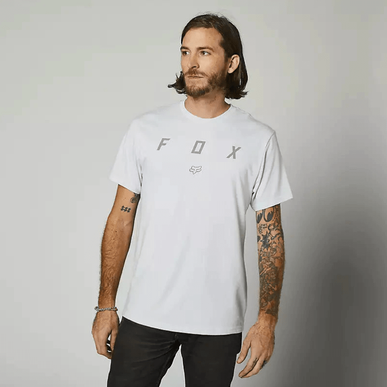 Polera Fox Lifestyle Manga Corta Parallax SS Gris Hombre1