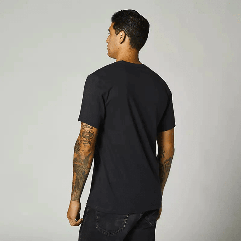 Polera Fox Lifestyle Manga Corta Parallax SS Negro Hombre2
