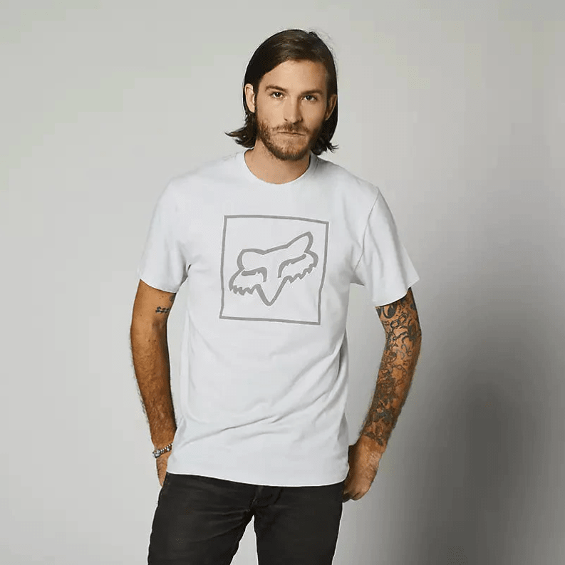 Polera Fox Lifestyle Manga Corta Off Tilter SS Gris Hombre1