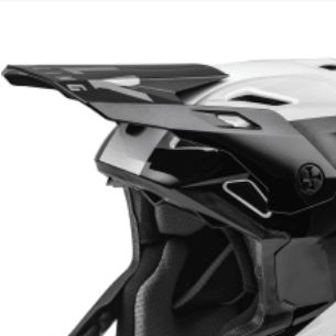 Visera Rayce Helmet Black/White1