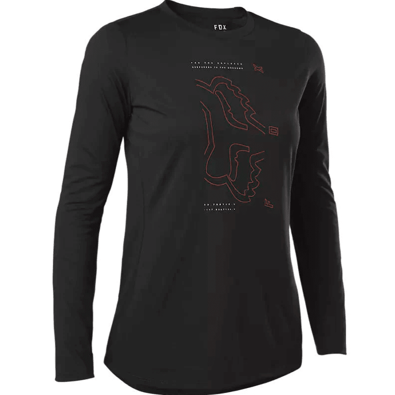 Tricota Fox Ranger DR Manga Larga Negro Mujer2