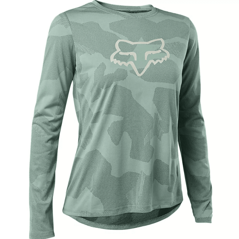 Tricota Fox Ranger Tru Dri Manga Larga Verde Mujer2