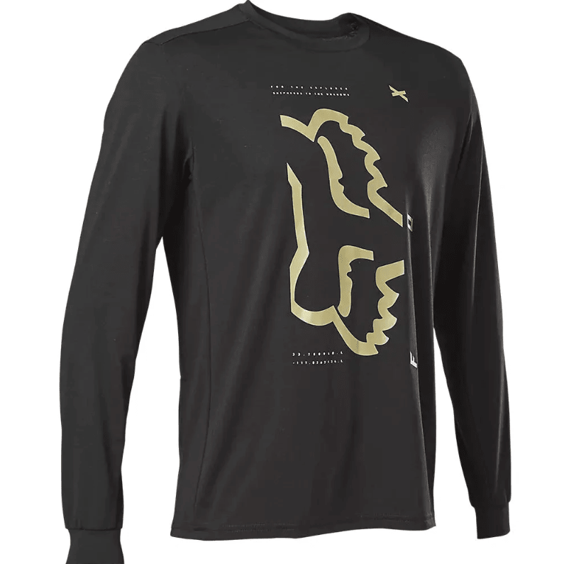Jersey Fox Ranger DR Manga Larga Negro2