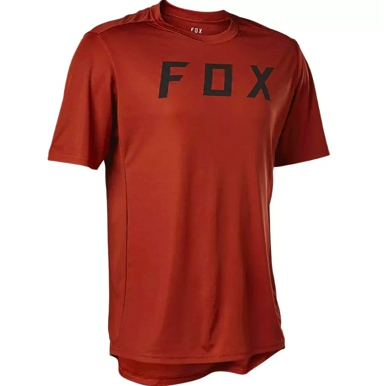 Jersey Fox Ranger Manga Corta Moth Rojo Hombre2