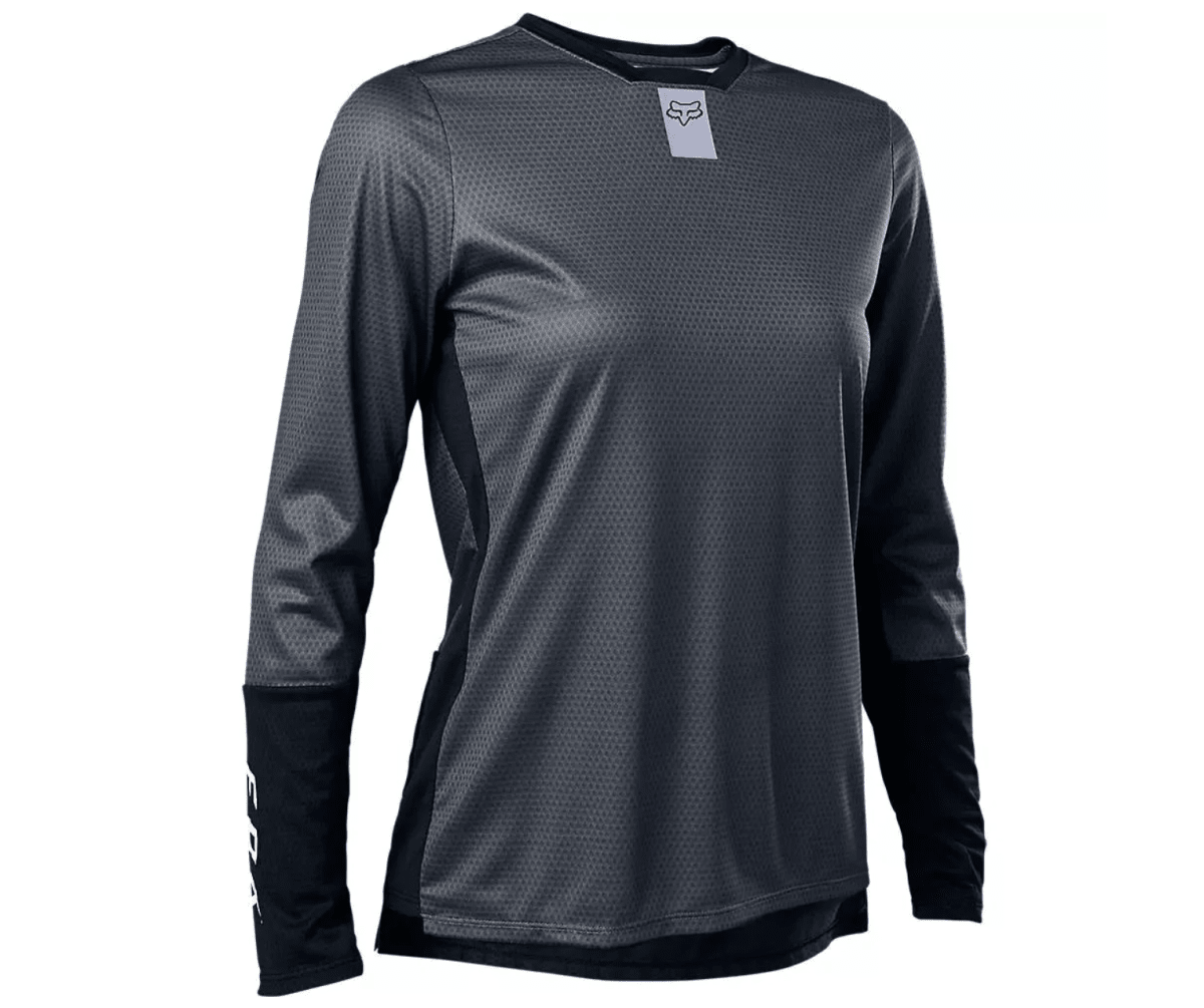 Tricota Fox Defend Manga Larga Gris Mujer1