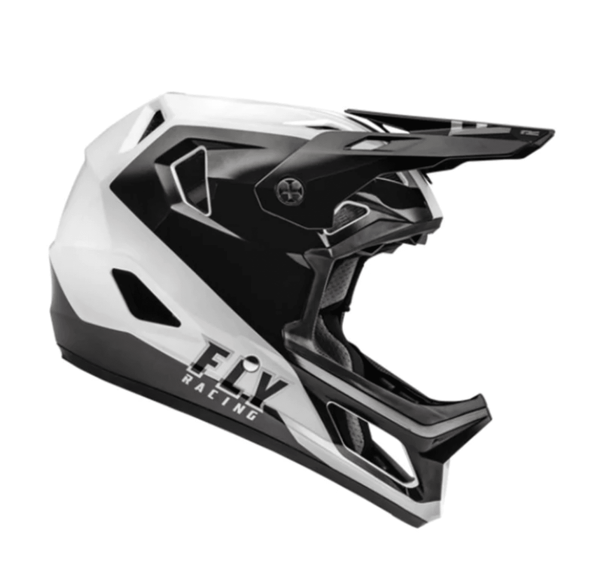 CASCO FLY RACING RAYCE BLACK/WHITE1
