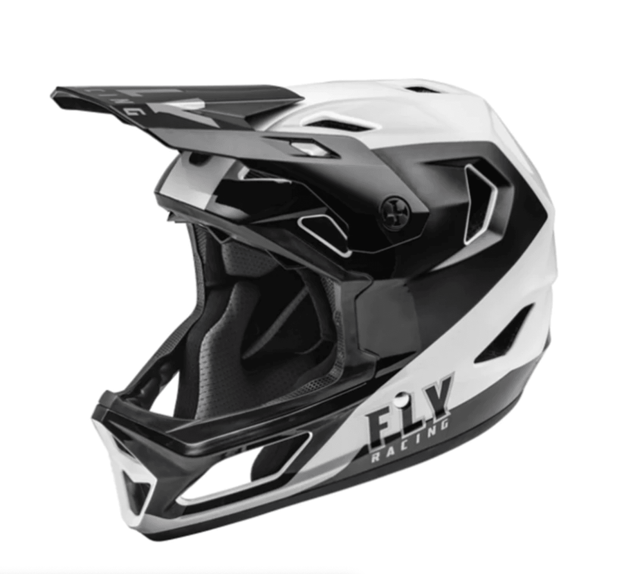 CASCO FLY RACING RAYCE BLACK/WHITE2