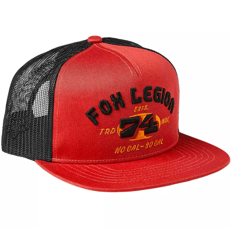 Jockey Fox At Bay Snapback Rojo1