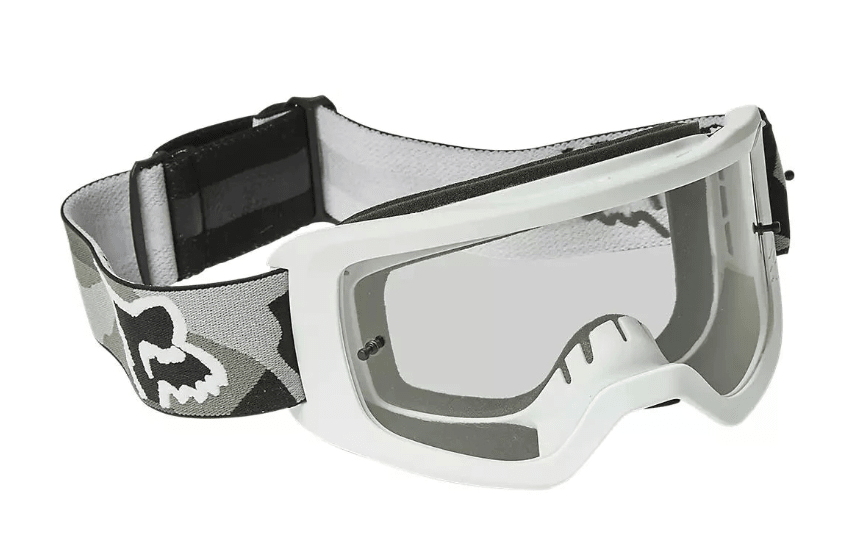 Antiparras Fox Main Stray Blanco Camo3